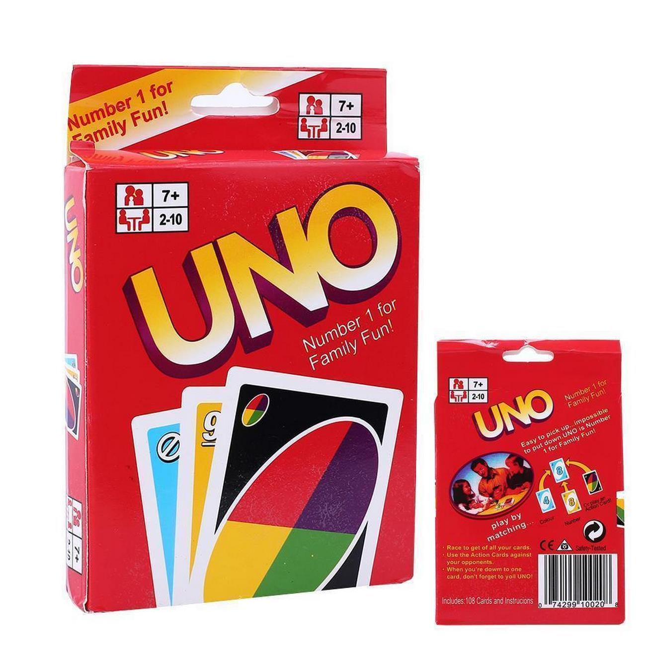 Juego De Cartas Uno 108 Cartas Juego De Mesa